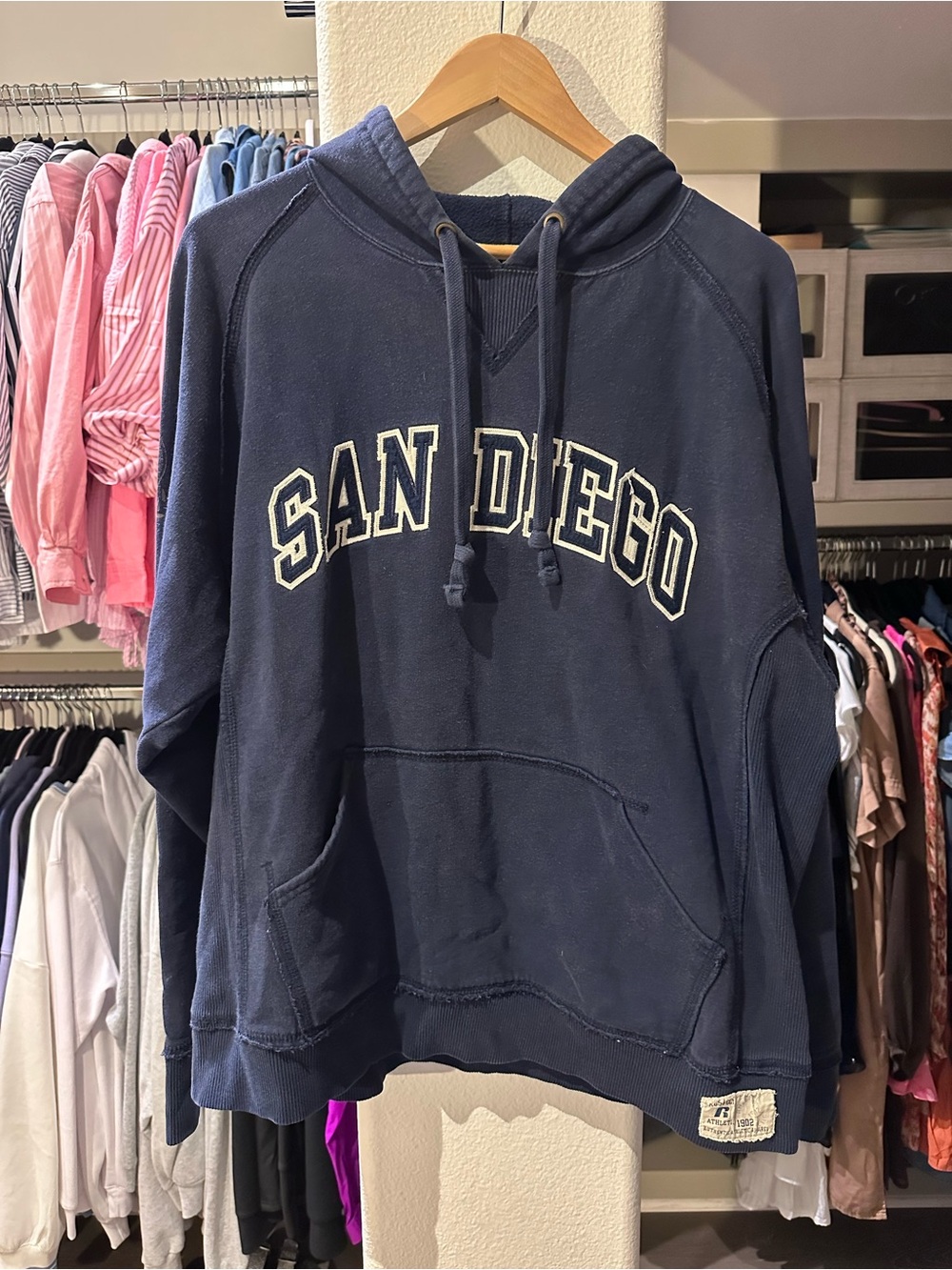 Unisex Navy “San Diego” Oversized Hoodie